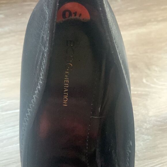 Bcbg generation black wedge heels size 8 1/2 GUC ❤️ - Picture 4 of 16
